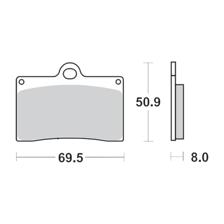 Klocki Hamulcowe Przód Moto-Master RoadPro Ceramiczne - Moto Guzzi California 1100 ie Special 1999-2000