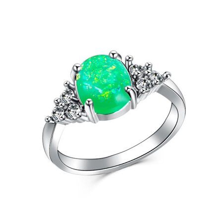 Guldpläterad RING Opal