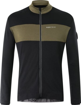 Super.natural Men's Gravier Long Sleeve Jersey Men long-sleeved training tops Black M