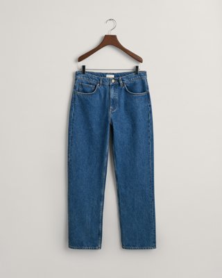 GANT - Relaxed fit jeans til ungdom til herre semi light blue