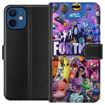 Yhteensopiva Lompakkokotelo Apple iPhone 12 Fortnite kollaasi Victory Royale hahmot skins aarteet värikäs Fortnite pelaamisen suunnittelu