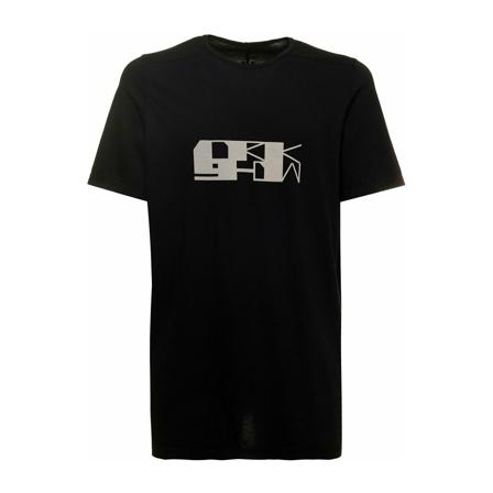 Rick Owens, T-Shirts Zwart, Heren, Maat:M