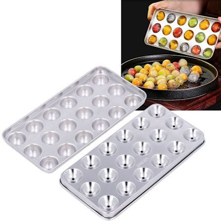 High-Quality Stainless Steel Ice Molds, Vintage-Inspired Design with Removable Lids, Stainless Steel That Doesn't Absorb Odors for Ice Hockey, Ice