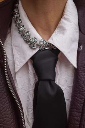 Janka Polliani x NA-KD Collier avec détail tourbillon - Bijoux - Argent - One Size