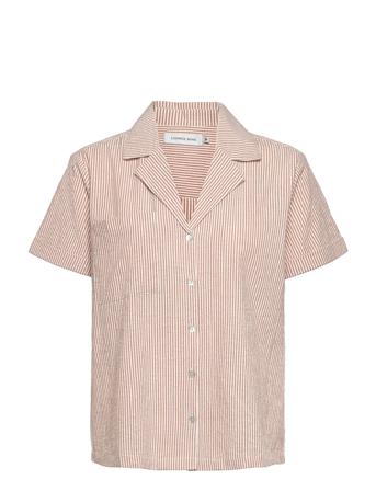 Lnflye Ss Shirt Pink Lounge Nine