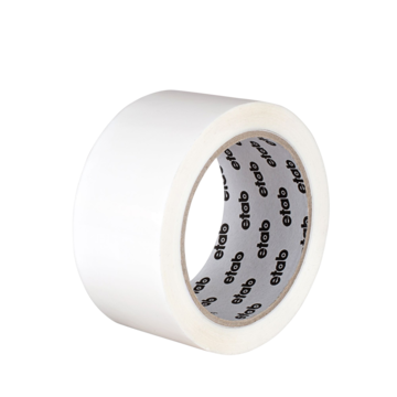 Pakktape PP etab 543K Hvit 50m