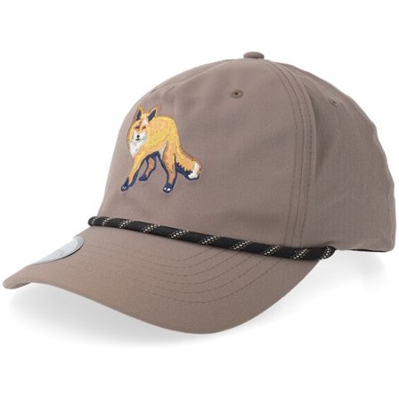 Columbia - Gris adjustable Casquette - Ecoscape Golfer Iron Fox A-frame 110 Adjustable @ Hatstore