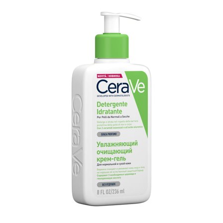 CERAVE Detergente Idratante 236ml - Gel detergente viso