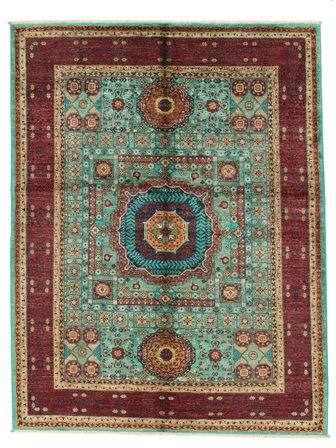 Medaljon Lille Mamluk Tæppe 158X205 Uld