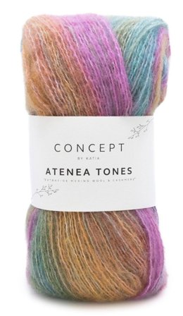 Katia Atenea-Tones Blågrønne-toner 204, 25g