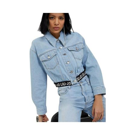 Liu Jo Denim Jakke Blå, Dame
