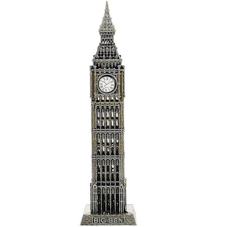 Big Ben Clock Tower Statue Big Ben Landmarks Figurin Metallstatuer Skulpturer London Landmark Statuer