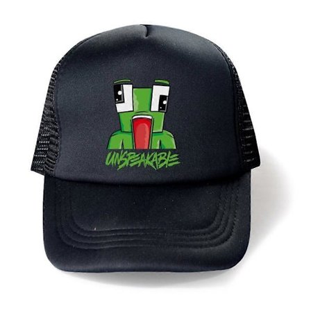 UNSPEAKABLE Lippis Kesäinen Verkkokangas Snapback Baseball-lippis Lasten Pojat Tytöt Säädettävä Hengittävä Aurinkohattu (BR)