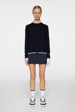 J.Lindeberg - Golf - Joanna Knitted Cardigan - Blue - Woman - S