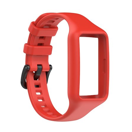 Röd Röd kompatibel med Huawei Band 7 / 6 Pro / 6 Silikon Armband