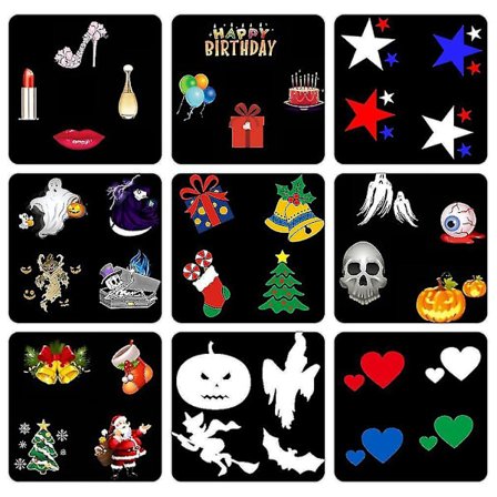 Waterproof Outdoor/indoor 4w 4 Leds Interchageable Films Led Projector Light