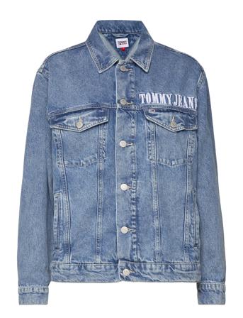 Over D Trucker Jacket Ag7011 Dongerijakke Denimjakke Blå Tommy Jeans