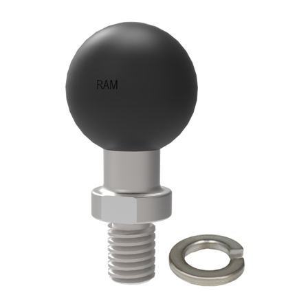 RAM Mounts Ball Adapter with 3/8"-16 Threaded Post Base