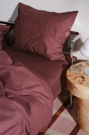 Jotex - Percale Putevar - Økologisk Aubergine - ZACK - Kjøp Putevar hos Jotex