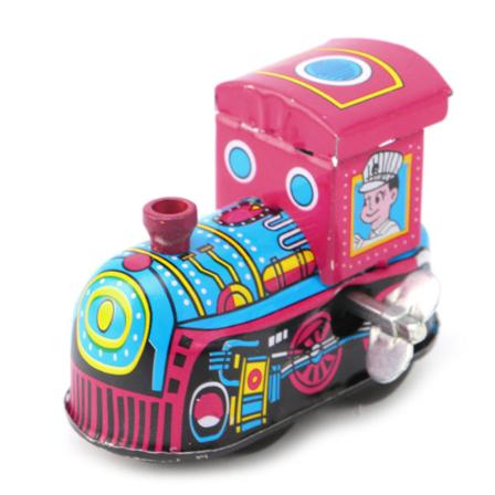 Retro Steam Train Reminiscent Lasten Vintage Tin Lelu Kellokone Lelut Lahja