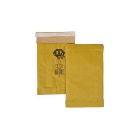 JIFFY Påse vadderad Nr 0 135x229mm remsa 200/fp - Lyreco - Emballage och lagerutrustning - Kuvert och postemballage - Vadderade påsar