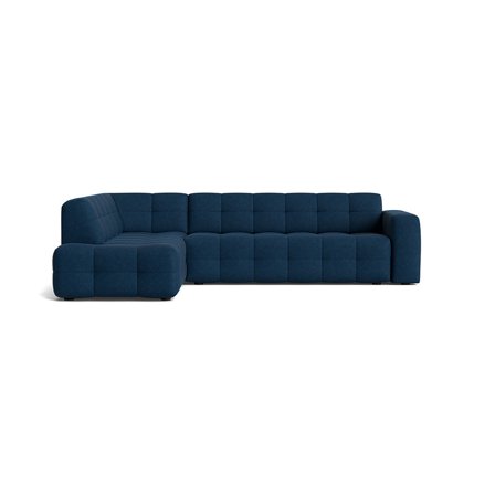 Paris hjørnesofa, venstrevendt - Aragon Blå - 294x220x77 - Sofa, hjørnesofa