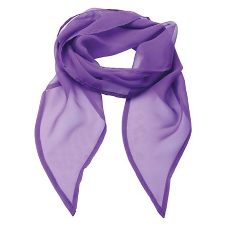 Premier Unisex Vuxen Färger Chiffong Scarf En Storlek Rich Violet