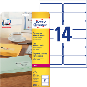 Avery Adressetiketter