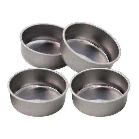 4x Varme Brændstofboks Holdbar Bærbar Chafing Fuel Dåse til Buffet Barbecue Picnic