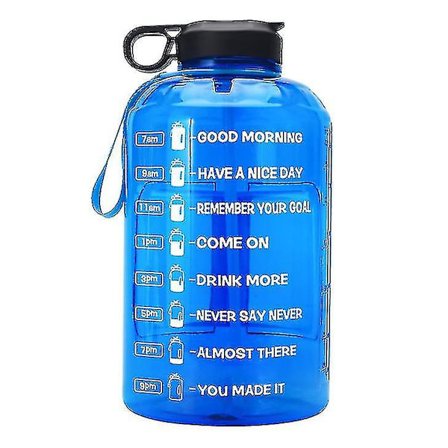 3,78l Sportsflaske 133 Oz Rejsevandsflaske Blå Blue—yux