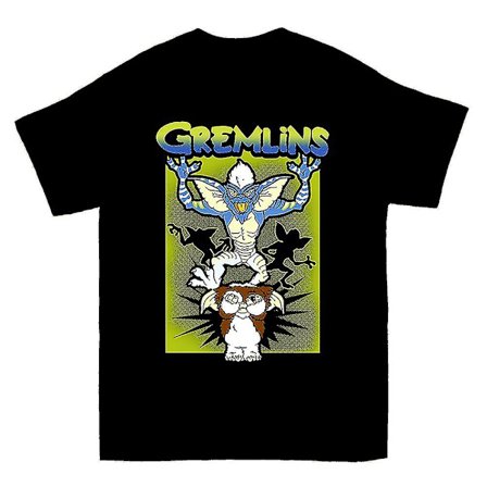 Vintage Gremlins Mogwai Poster Movie T-shirt