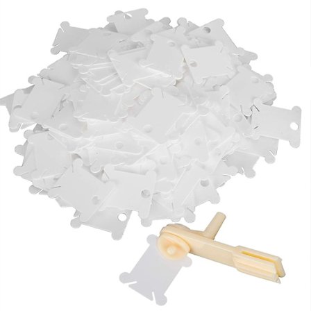 Spoleplade 200 stk. Krydsstingværktøj Broderi