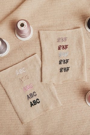 Soft Goat - Monogram - one size - as ordered
