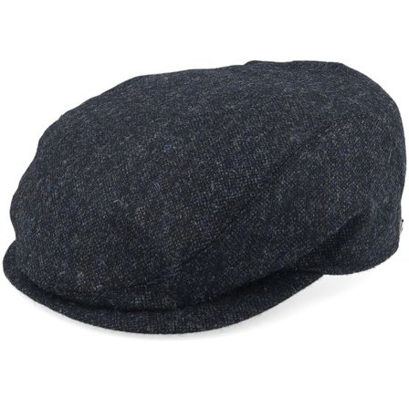 Wigéns - Blå flatcap Keps - Ivy Slim Cap Navy Melange Flat Cap @ Hatstore