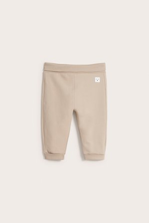 Kappahl | Mjukisbyxor med nedvikbara muddar Beige 68 | Beige