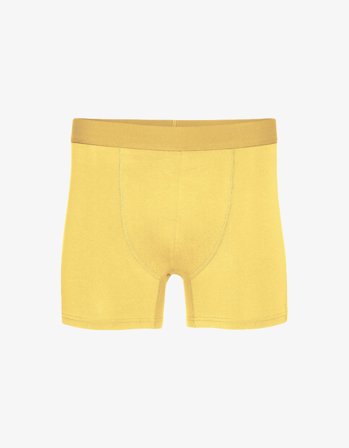 Classic Organic Boxer Briefs - Lemon Yellow - S