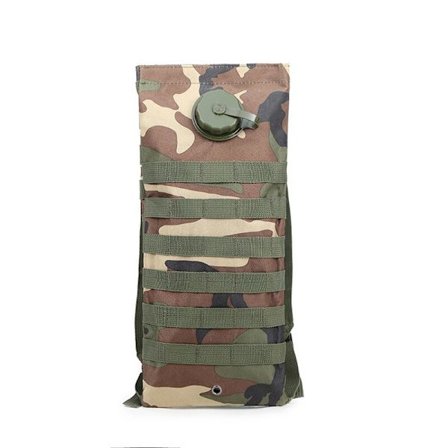 Nyankomst 3L taktisk vattenväska Militär Vandring Camping Vattenförvaring Blåsa Hydration Ryggsäck Påse Vattenväska