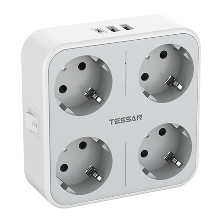 Tessan stikkontakt TS-302-DE-C