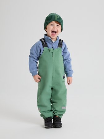 Polarn O. Pyret - Stormy high – waterproof shell trousers - 74 - Childrenswear - green