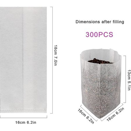 Plantpåsar, 2 st potatis jordgubbstomat odlingspåsar, med åtkomstlucka och kraftiga nylonhandtag 10 gallon 40 L (svart)