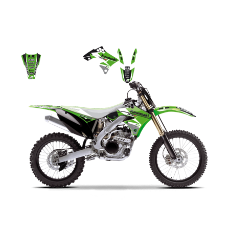 Stickerset Blackbird Dream 3 - Kawasaki KX 250F 2006-2008