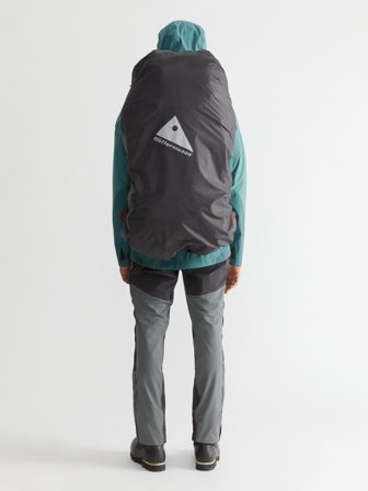 Klättermusen Gjöll Regenschutz 55–75L - Raven - Unisex - One Size