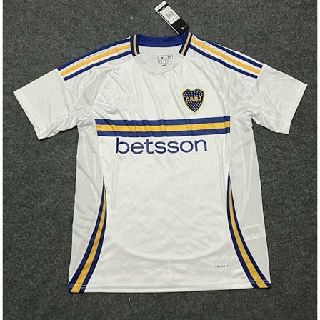 Boca Juniors kortærmet fodboldtrøje sæson 2425 Hurtigtørrende åndbart sportstøj Udebanetrøje-X45- Udebane{HW}