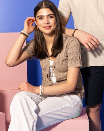 Sofie Schnoor FlorianaSY Cardigan Cremefarvet Trøjer Pige - Kids Brand Store