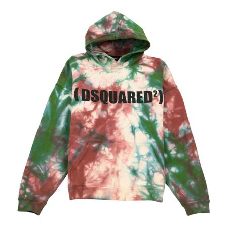 Dsquared2 Logo-print hoodie Grøn, Herre