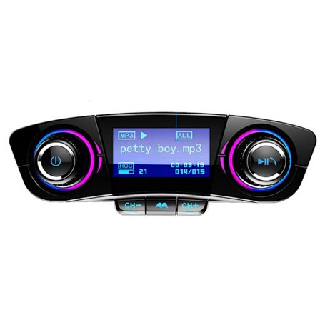 Praktiskt Bluetooth FM Transmitter Stereo