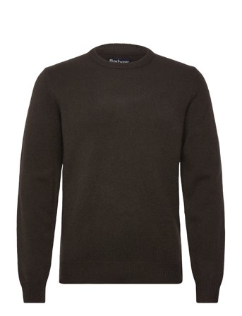 Barbour Barbour Essential Patch Crew Neck Sweater - Brown - XXL