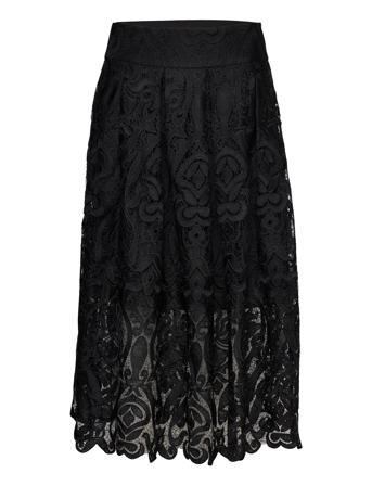 Cmleny-Skirt Knelangt Skjørt Svart Copenhagen Muse*Betinget Tilbud