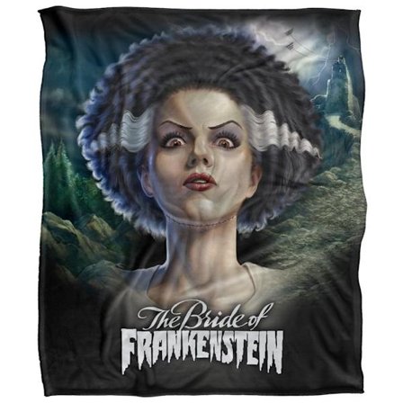 Universal Monsters Huvud Bride Of Frankenstein Filt One Size