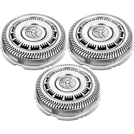 3 stk. Udskiftningshoveder Kompatible med Philips Elektriske Barbermaskiner SH90 S7000 S8000 S9000, Ikke-originale Barberblade til Mænd